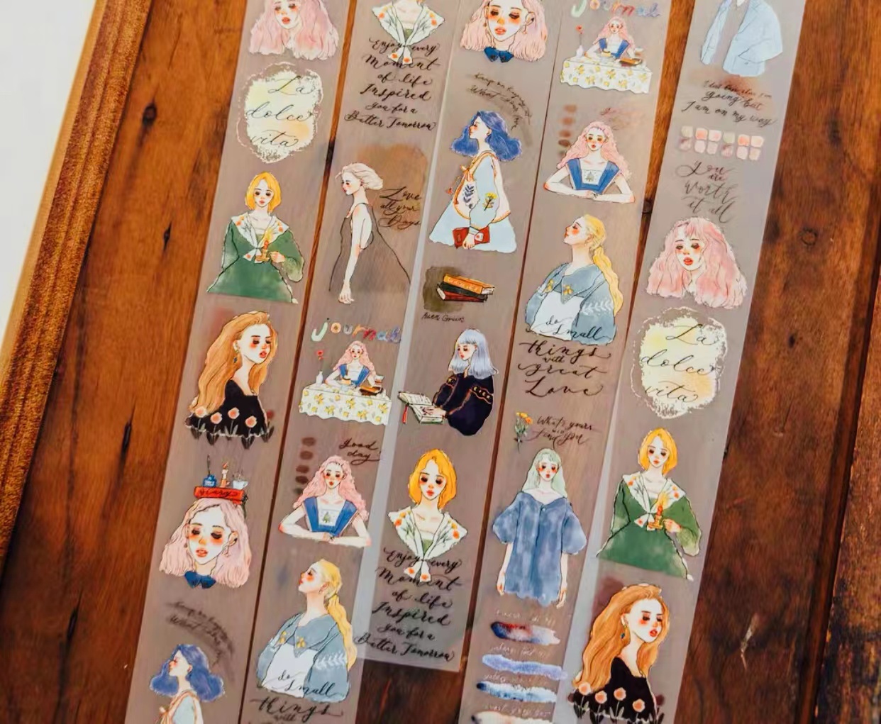 Washi Tape Set - 1 Loop-90cm La Dolce Vita Studio