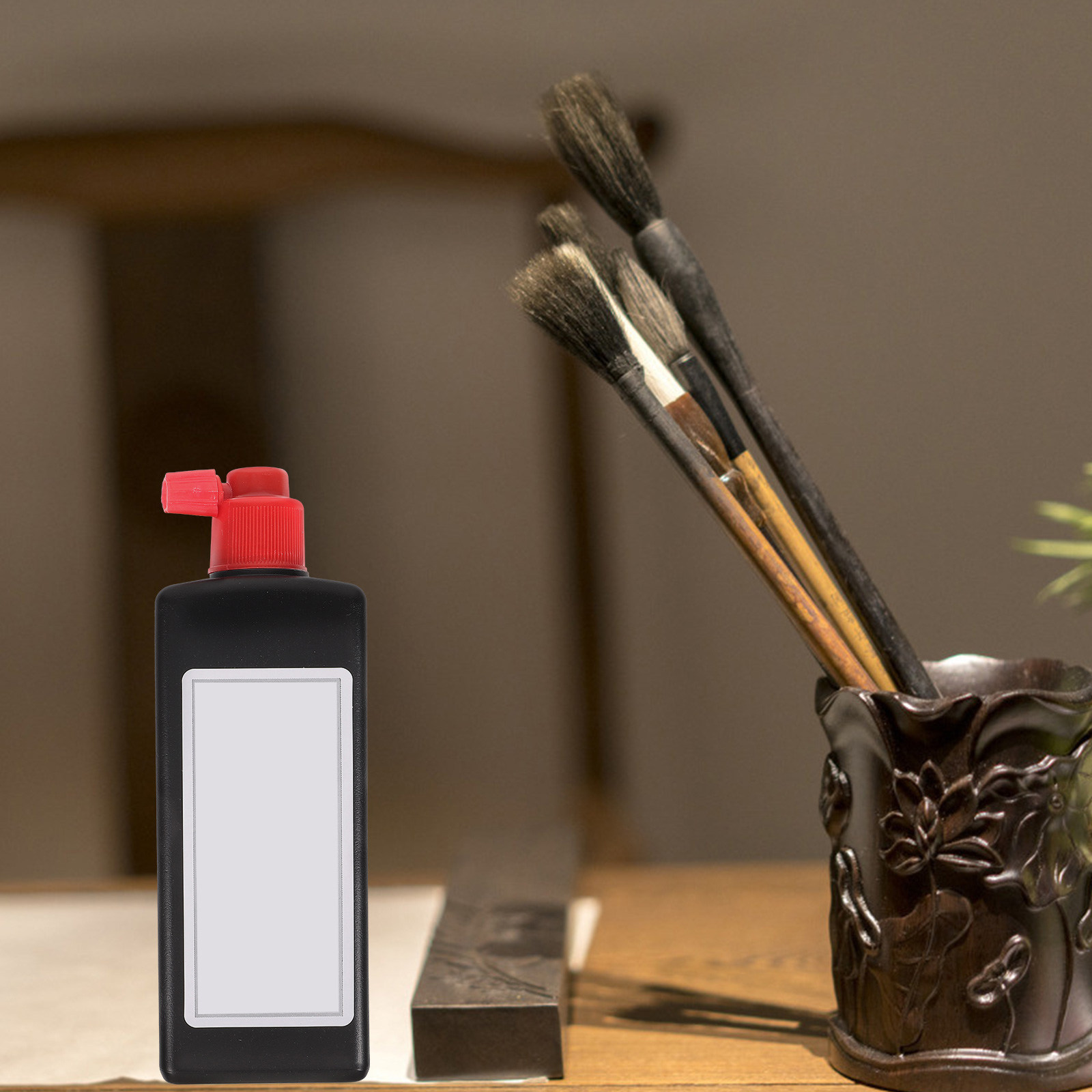 Smooth Flowing Chinese Calligr - Calligraphy Ink Bottle 评论和价格