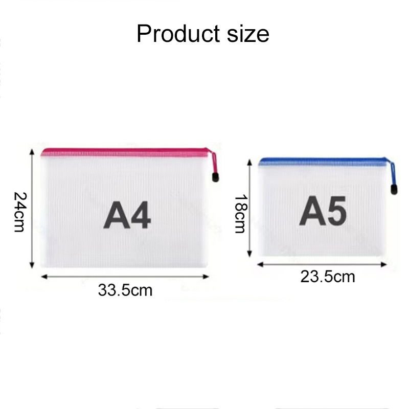 5pcs Stationery Storage Bag A4 - Portfolio Folder Zip 评论和价格