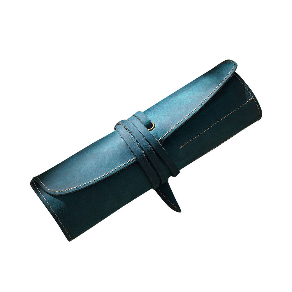 Vintage -Blue Pen Pouch Handma - Pen Pouch Roll 评论和价格