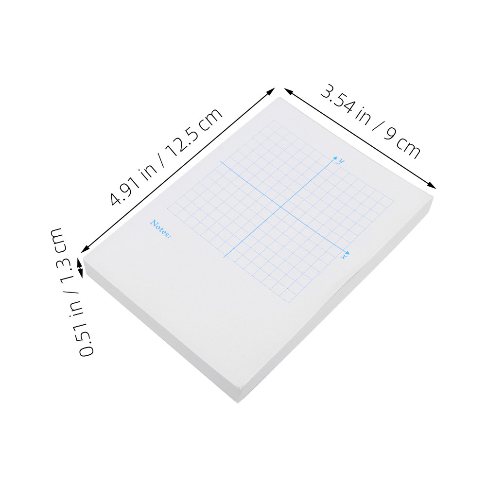 3Pcs Math Coordinate Practice  - Graph Paper Pad 评论和价格