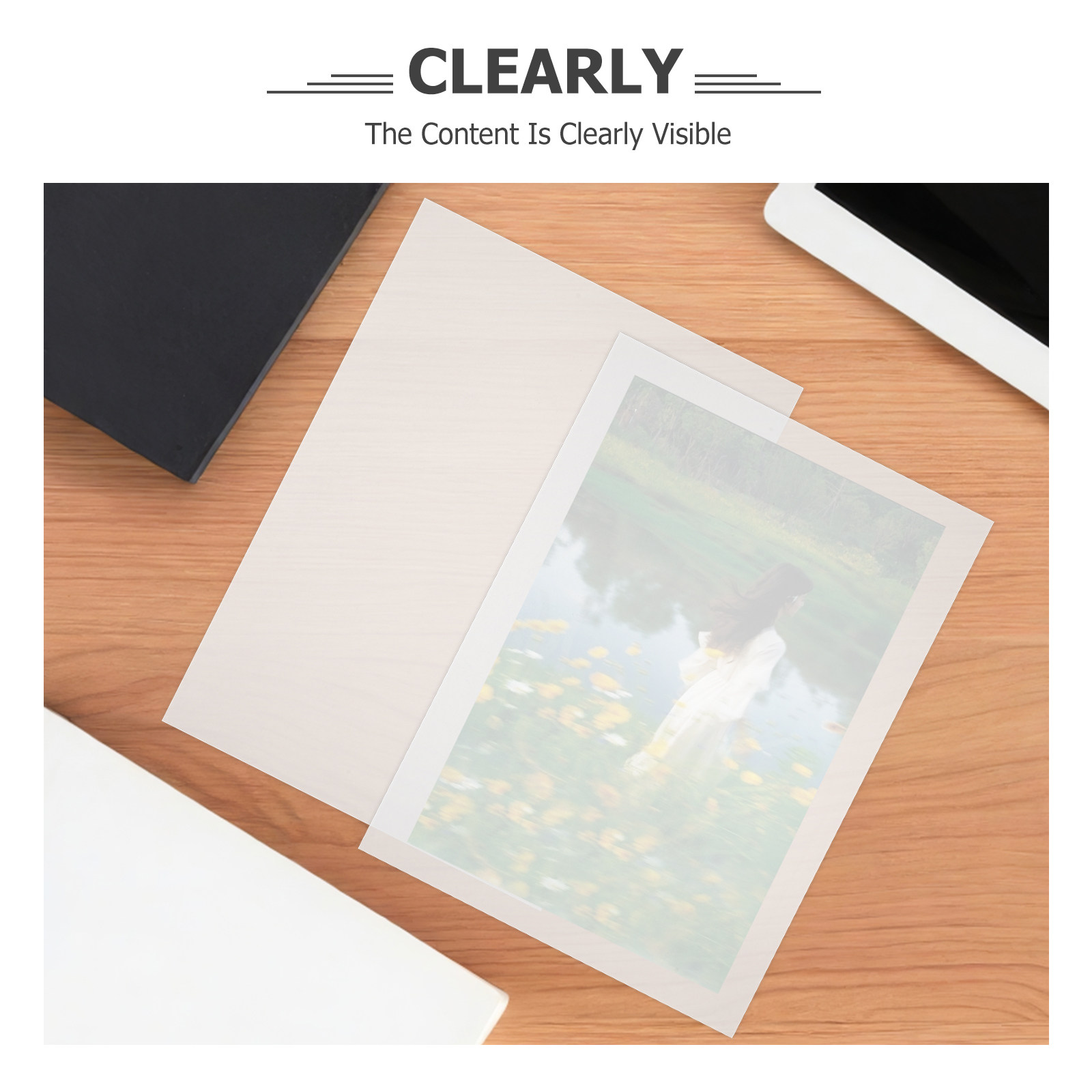 100Sheets Plastic Laminating P - Document Laminator Pouch 评论和价格