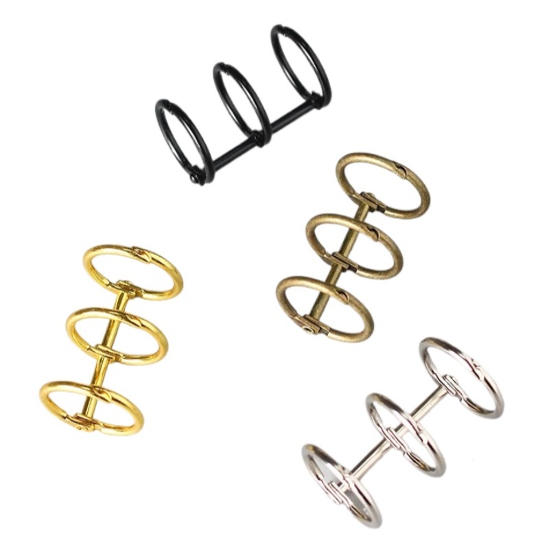 2pcs/set Metal Book Rings File - Binder Clip Assorted 评论和价格