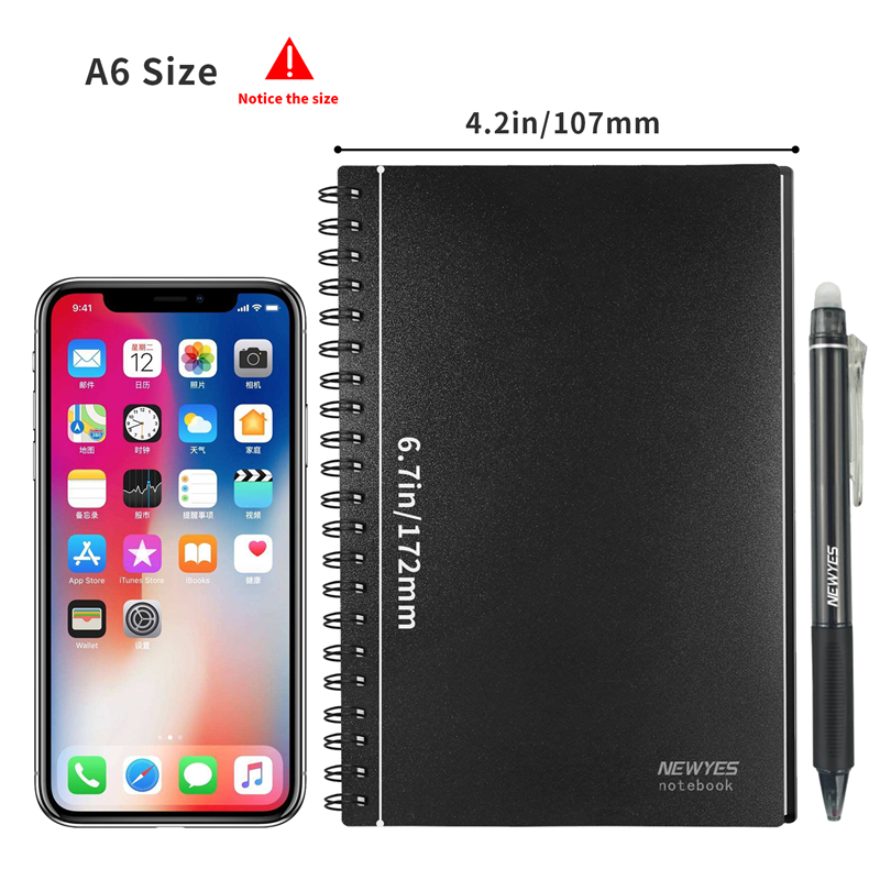 A6 Reusable Erasable Notebook  - Graph Paper Pad 评论和价格