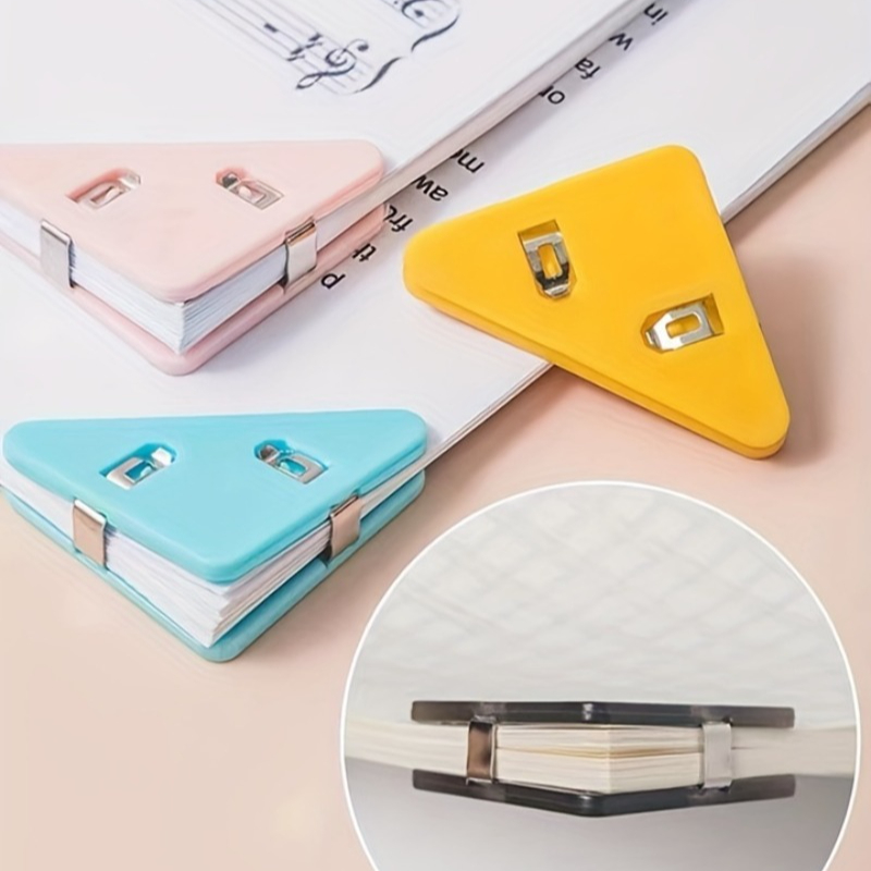 22pcs Clear Triangle Clip Set  - Binder Clip Assorted 评论和价格