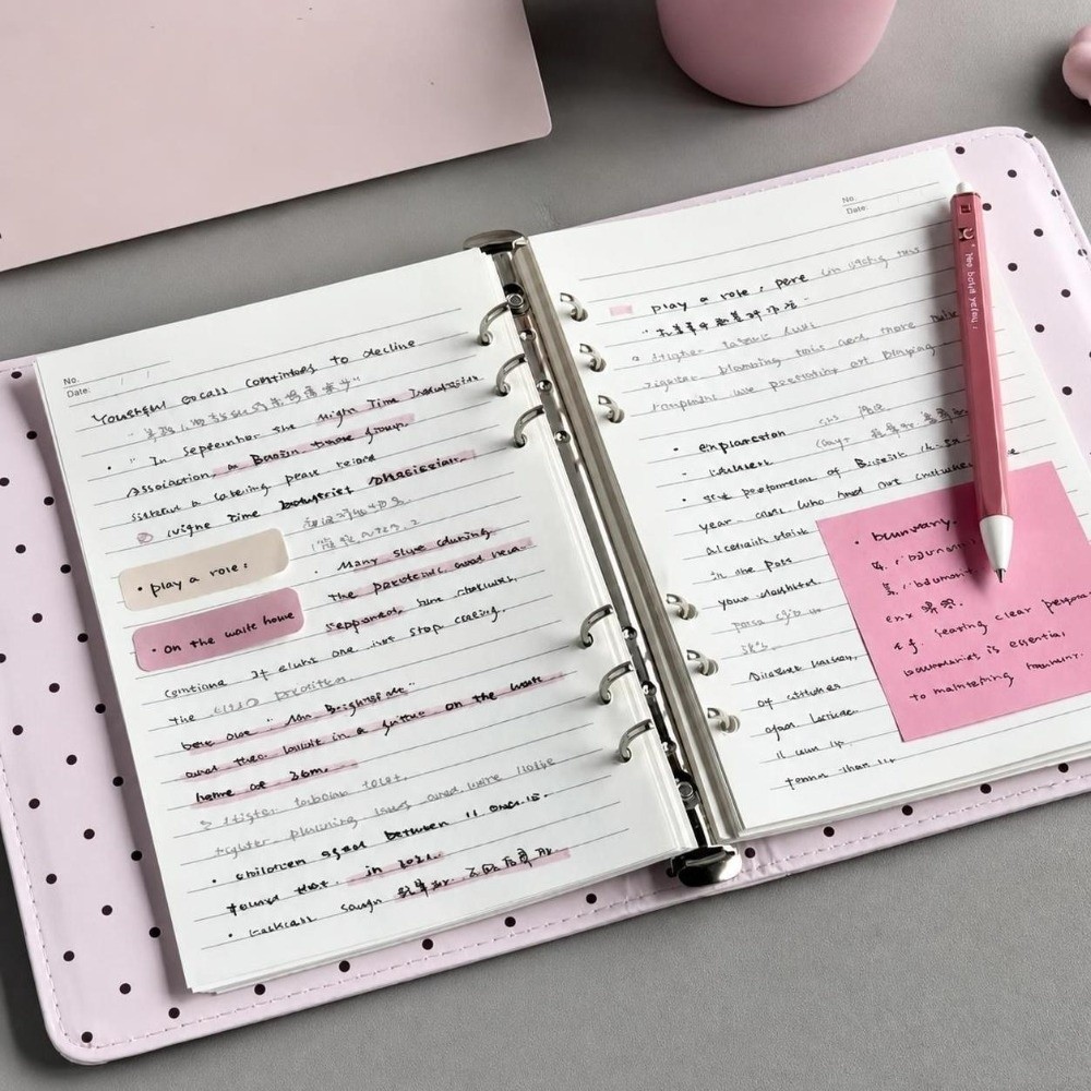 Ins Polka Dot Piano Binder Not - Notebook Dotted A5 评论和价格