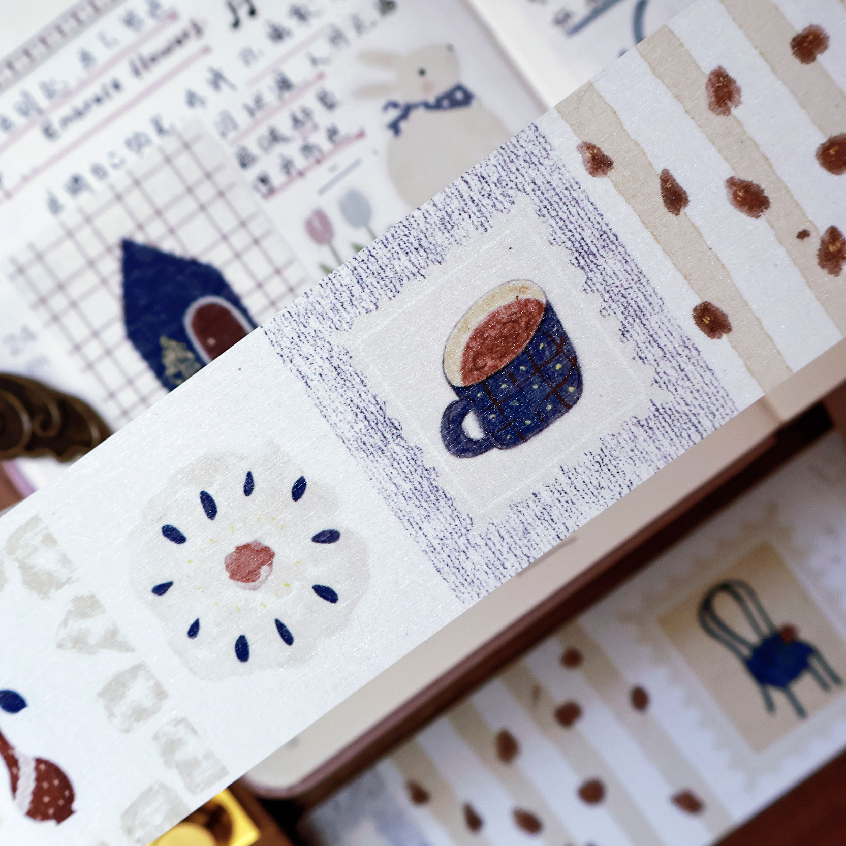 YiEr Studio Vintage Old Melody - Washi Tape Set 评论和价格