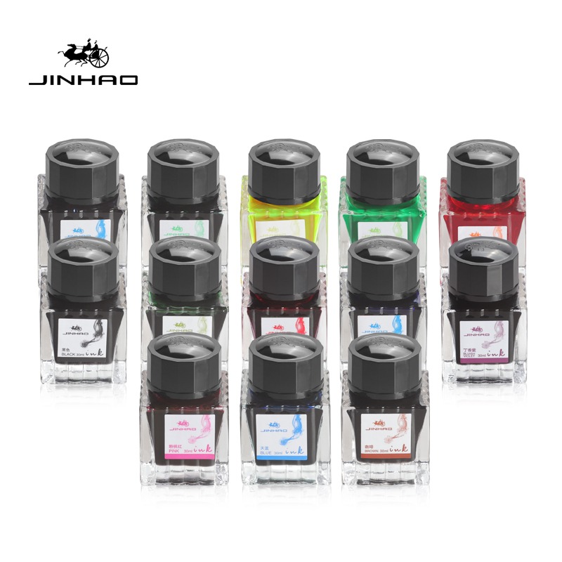 JINHAO 50ml/30ml Various Color - Calligraphy Ink Bottle 评论和价格