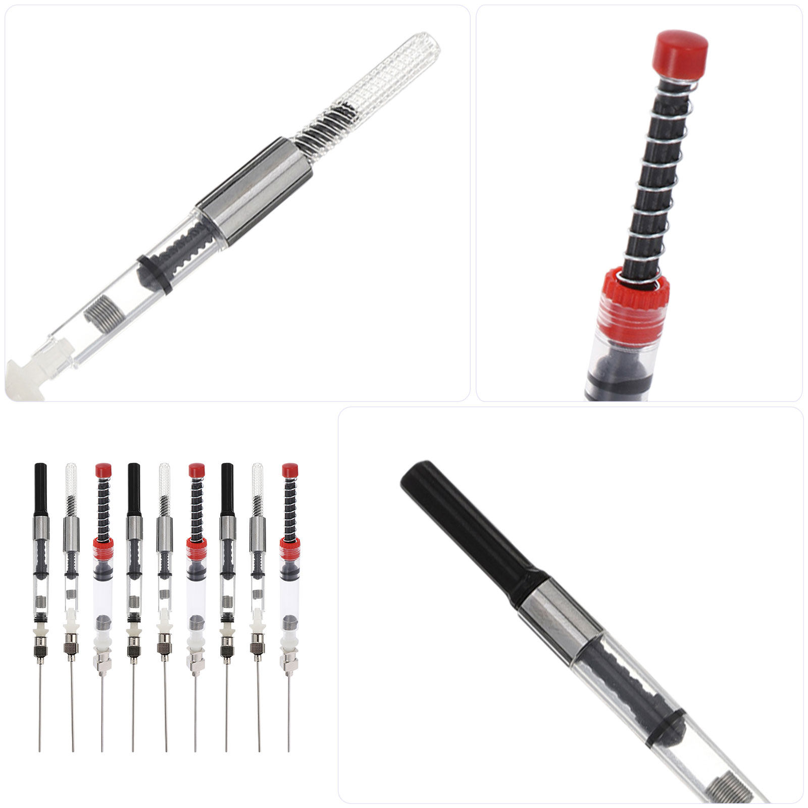9 Pcs Pens Plastic Fountain Fl - Calligraphy Ink Bottle 评论和价格